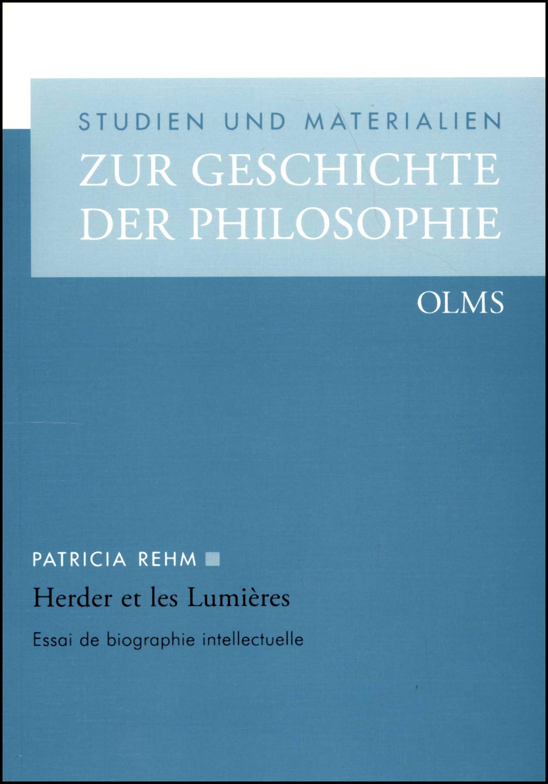 Herder et les lumières book