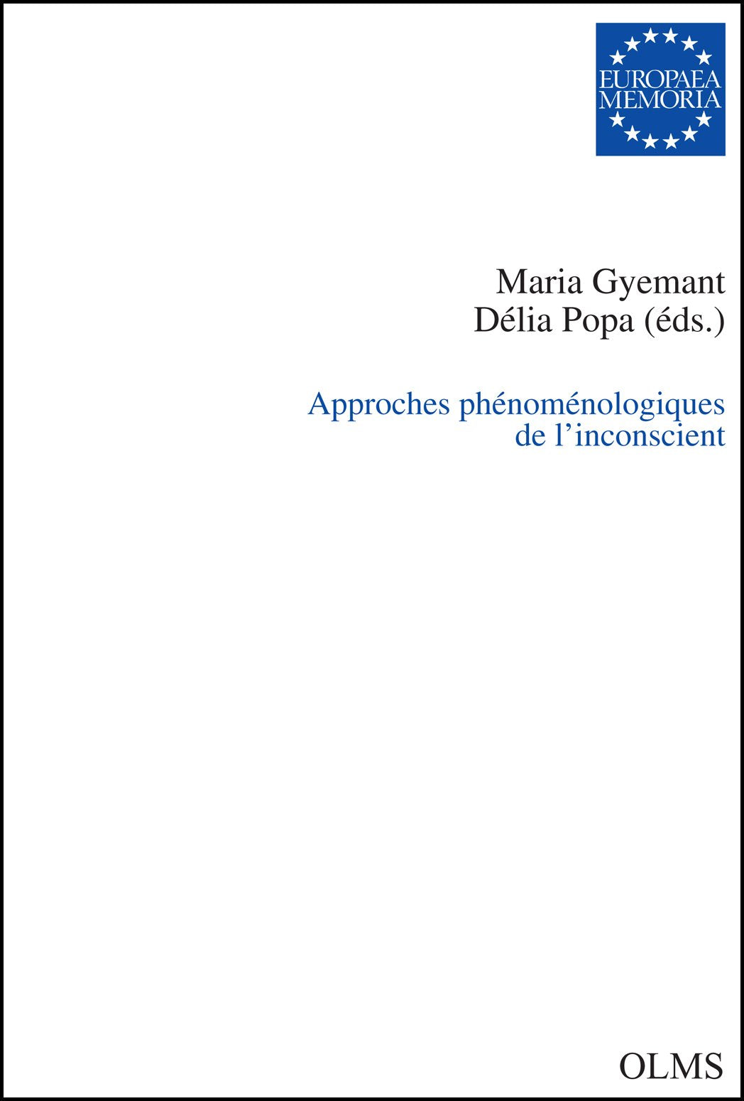 Approches phénoménologiques de l'inconscient book