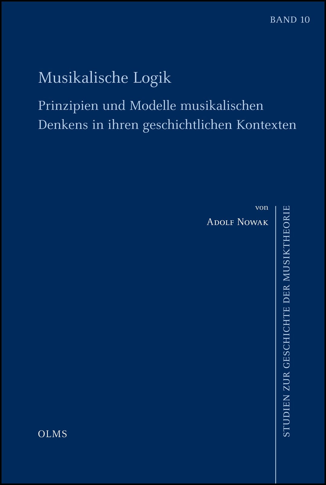 Musikalische Logik - Prinzipien und Modelle musika book
