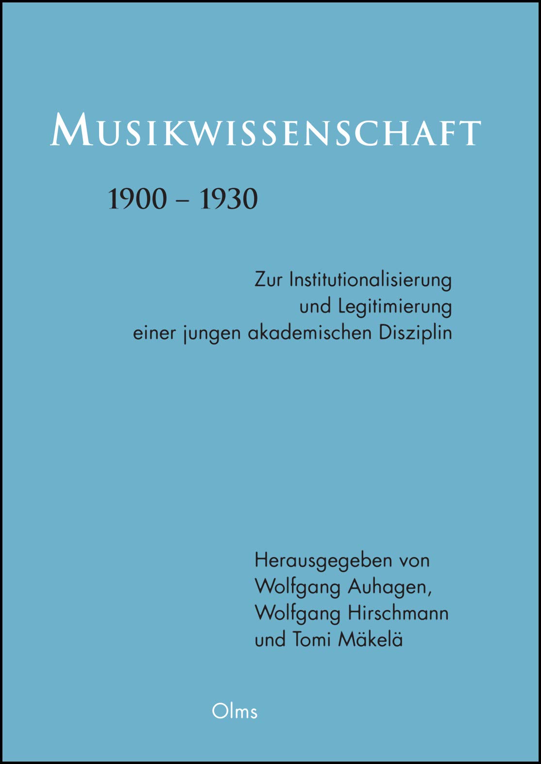 Musikwissenschaft 1900-1930 Arts & Music