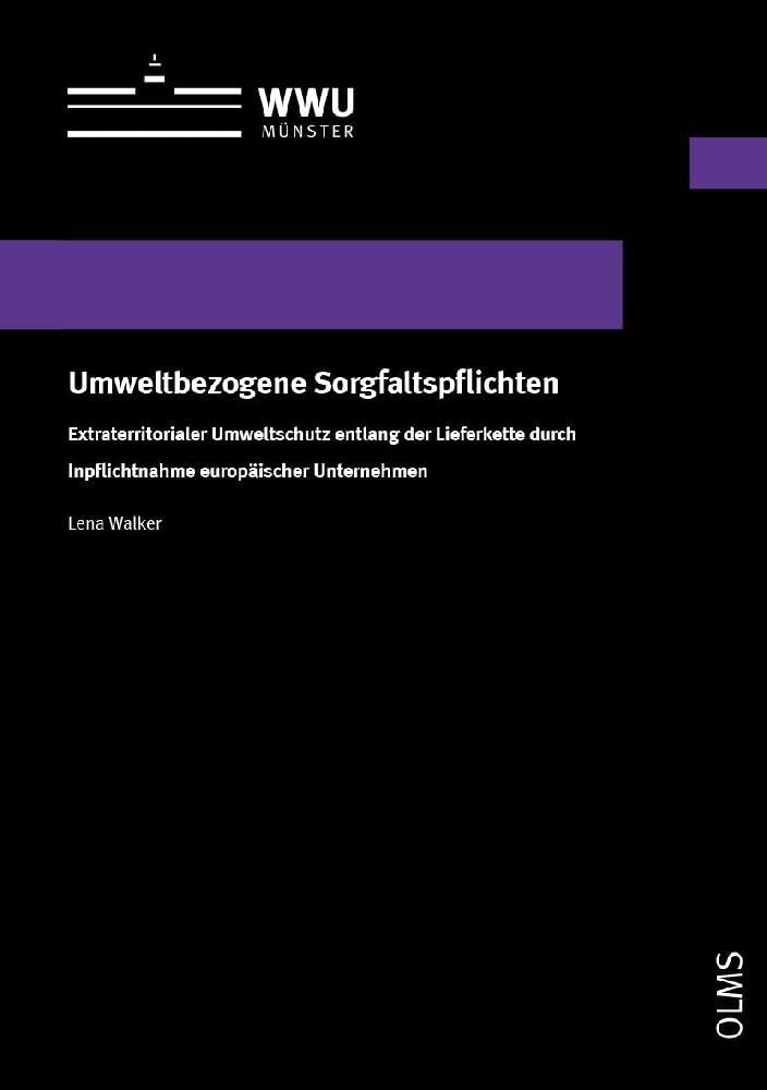 Umweltbezogene Sorgfaltspflichten Law