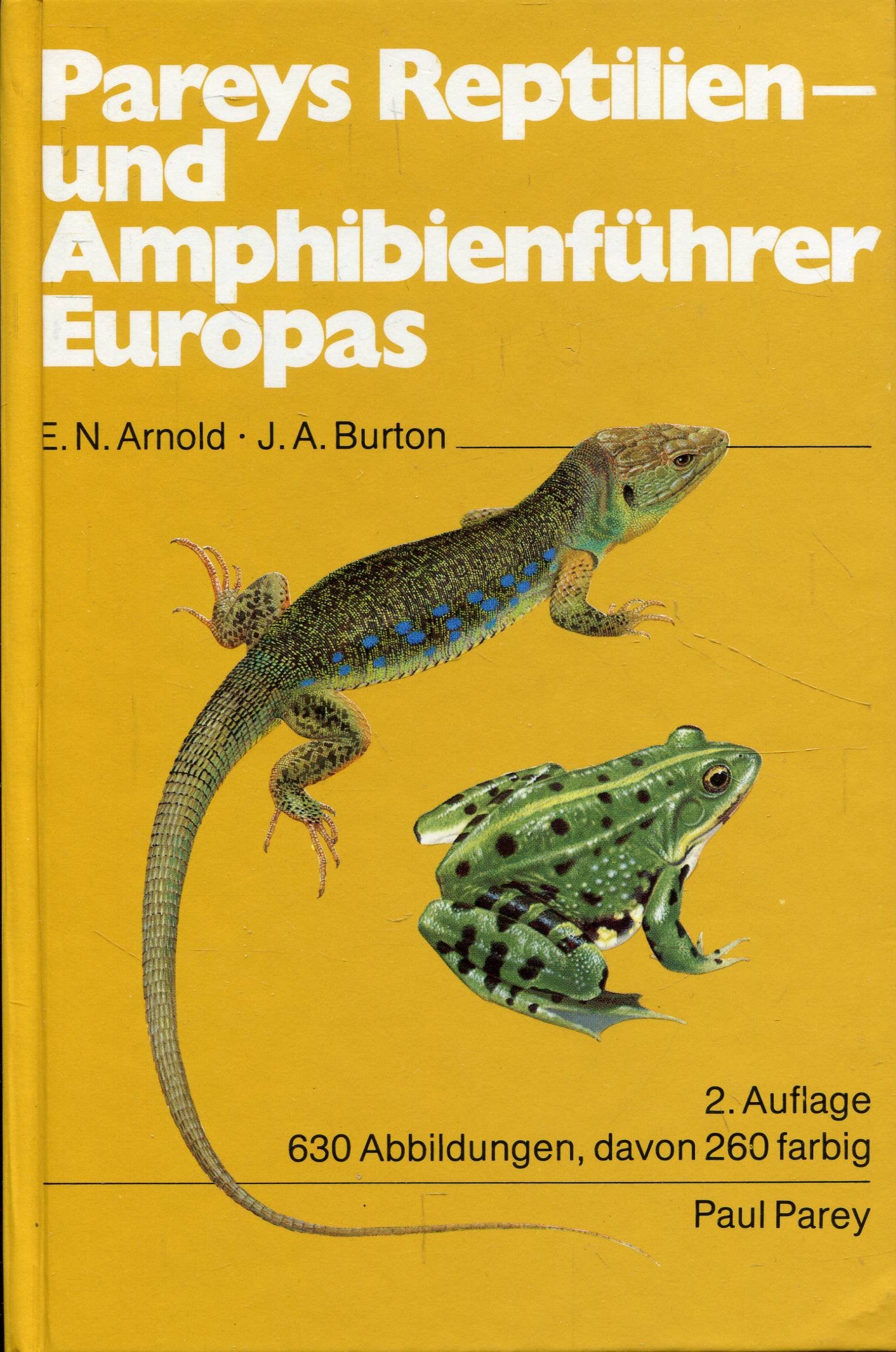 Pareys Reptilien- und Amphibienführer Europas. Ein Bestimmungsbuch für Biologen und Naturfreunde Natural Sciences