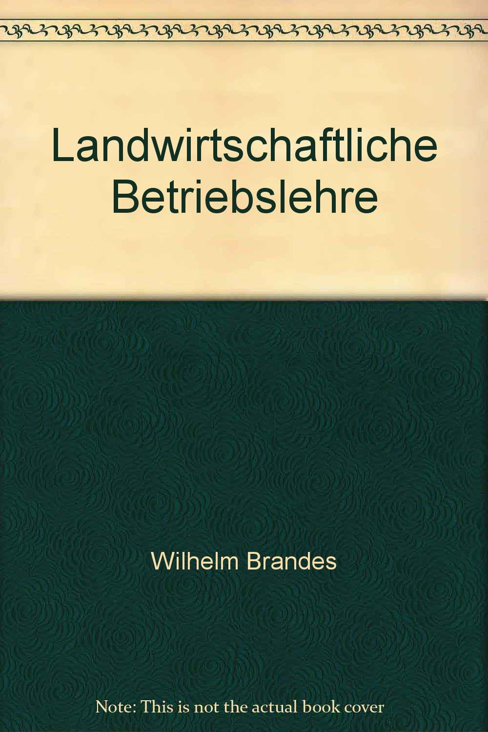 Landwirtschaftliche Betriebslehre, Bd.2 Spezieller Teil Natural Sciences