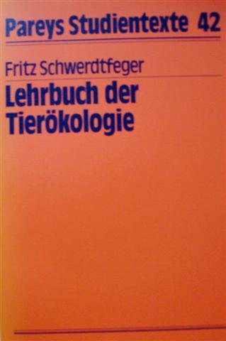 Product Image: Lehrbuch der Tierökologie