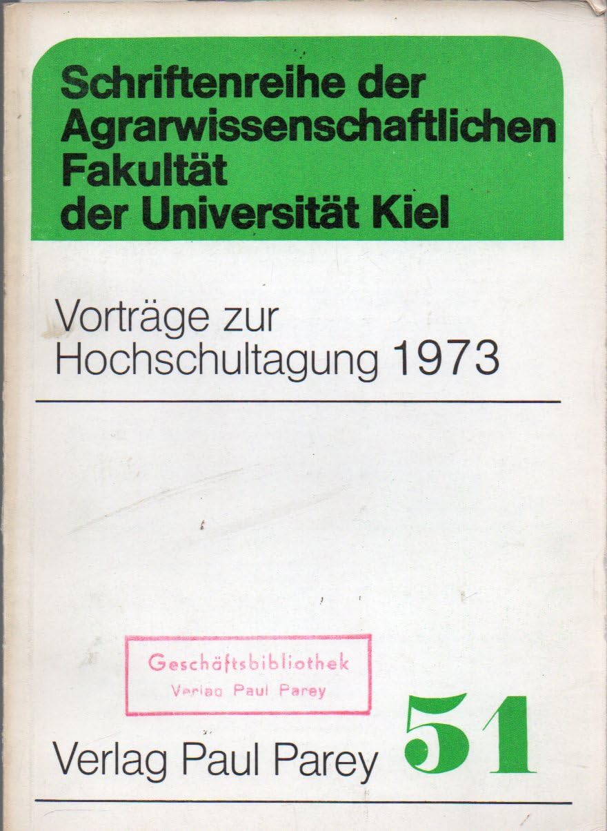 Vorträge zur Hochschultagung 1973 Natural Sciences