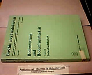 Berichte über Landwirtschaft: Sonderheft; 203: Bodennutzung und Bodenfruchtbarkeit; Bd. 1. Bodenfruchtbarkeit Books