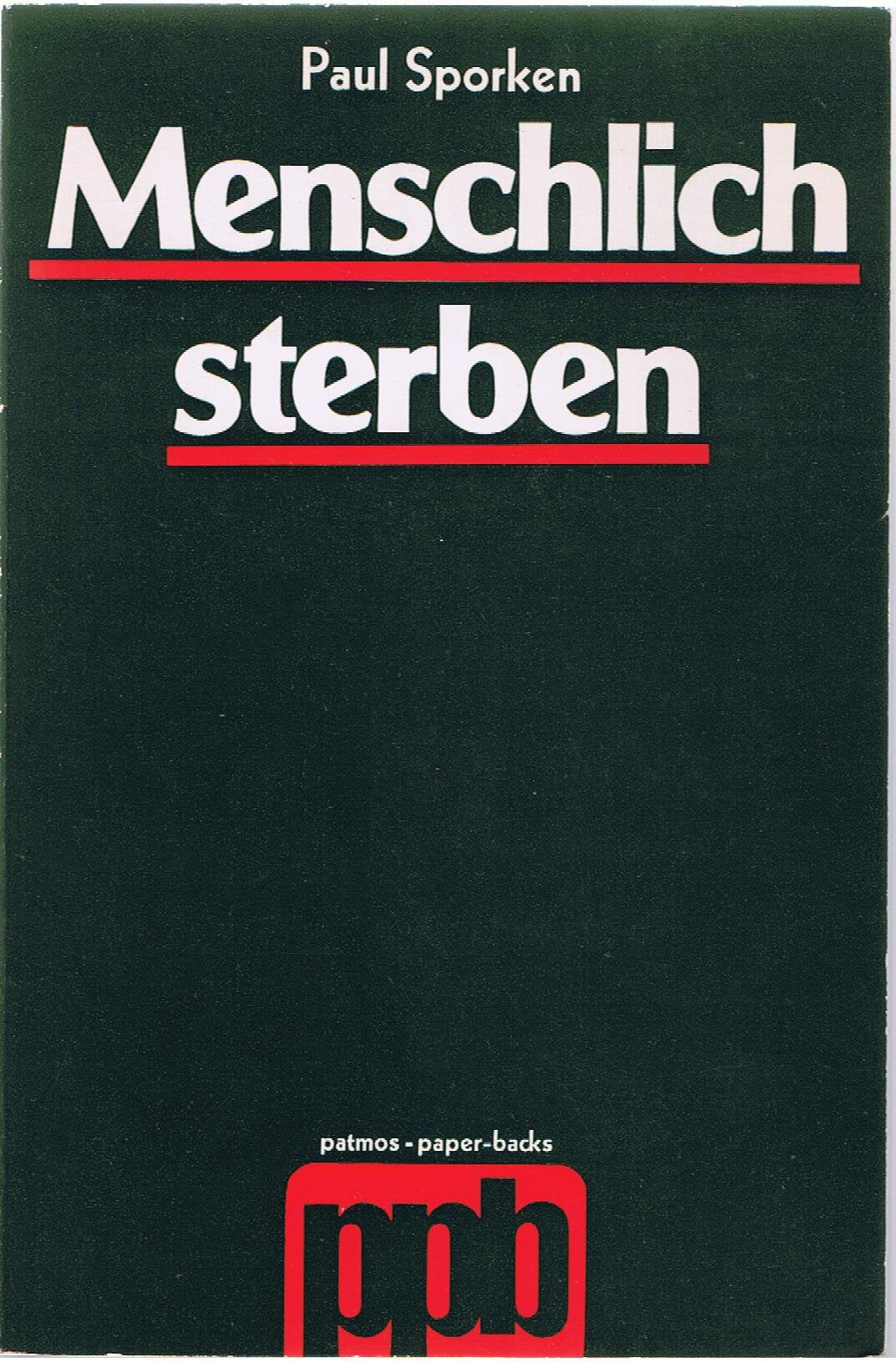 Product Image: Menschlich sterben