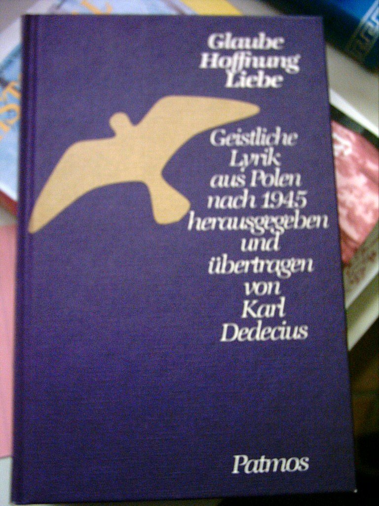 Glaube, Hoffnung, Liebe. Geistliche Lyrik aus Polen nach 1945 Politics & History