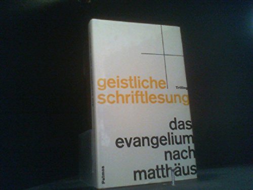 Das Evangelium nach Matthäus.Tl.1 Books