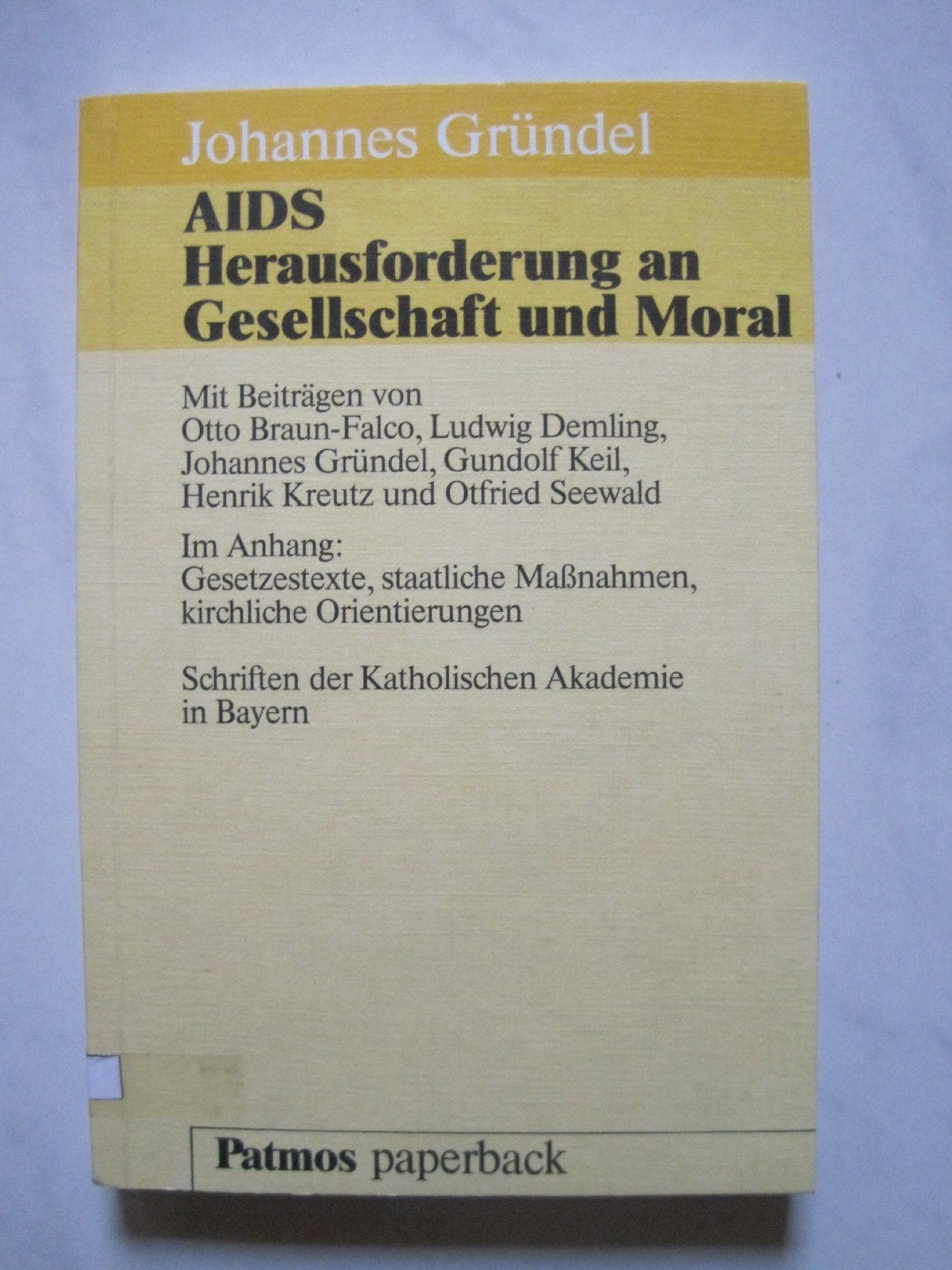 AIDS - Herausforderung an Gesellschaft und Moral Health, Nutrition & Fitness