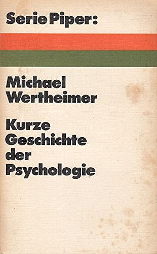 Kurze Geschichte der Psychologie. Books