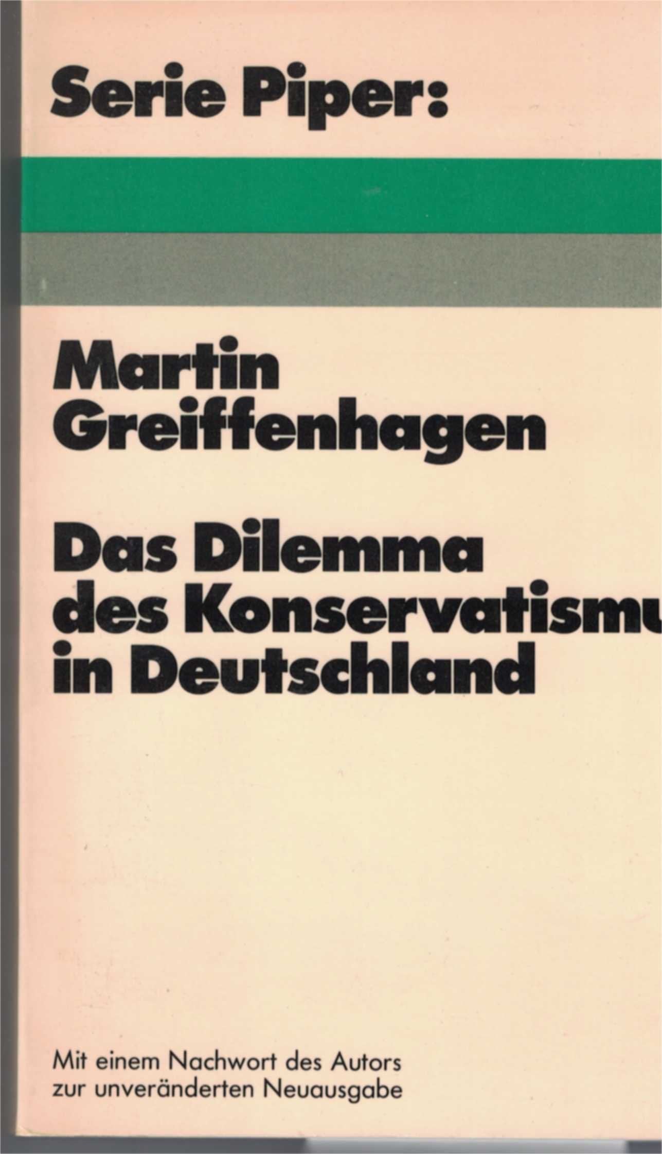 Das Dilemma des Konservatismus in Deutschland. General education