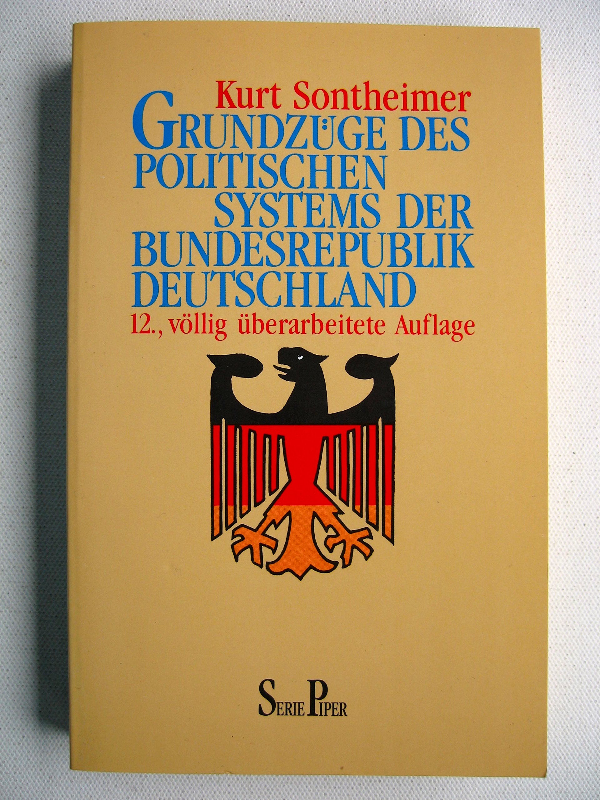 Grundz�ge des politischen Systems der neuen Bundes book