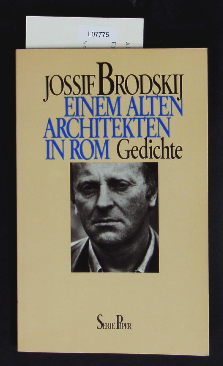 Einem alten Architekten in Rom: Gedichte (Piper Taschenbuch) Books