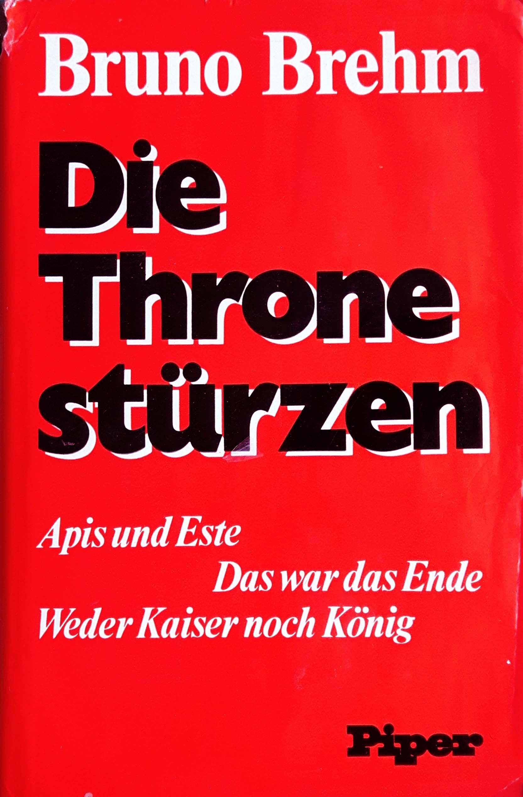 Die Throne stürzen Romantrilogie Books