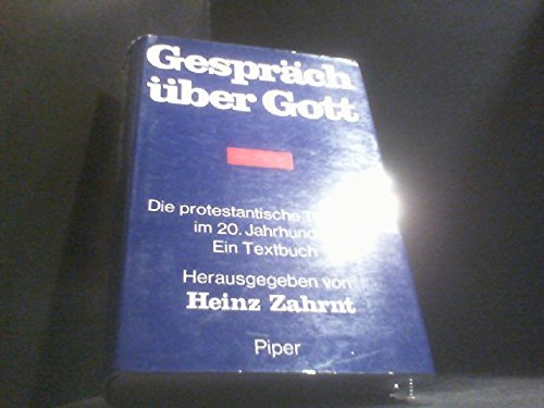 Gespräch über Gott. Die protestantische Theologie im 20. Jahrhundert Books