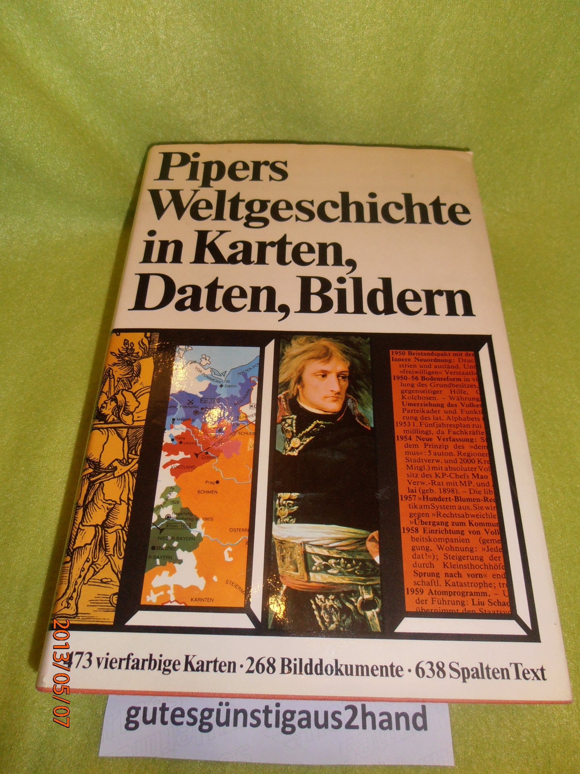 Product Image: Pipers Weltgeschichte in Karten, Daten, Bildern