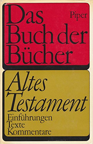 Das Buch der Bücher - Altes Testament. Einführungen, Texte, Kommentare. Mit einer Einleitung von Gerhard von Rad Books