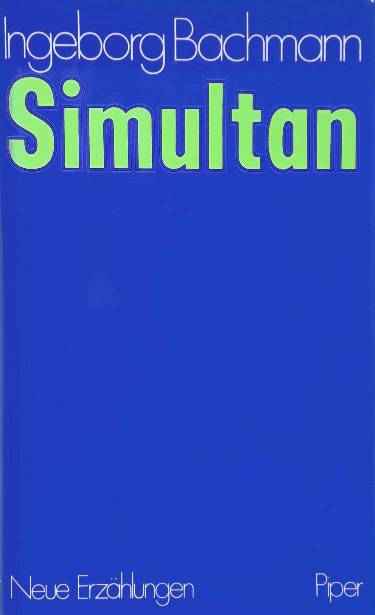 Simultan. Neue Erzählungen. Politics & Society Books