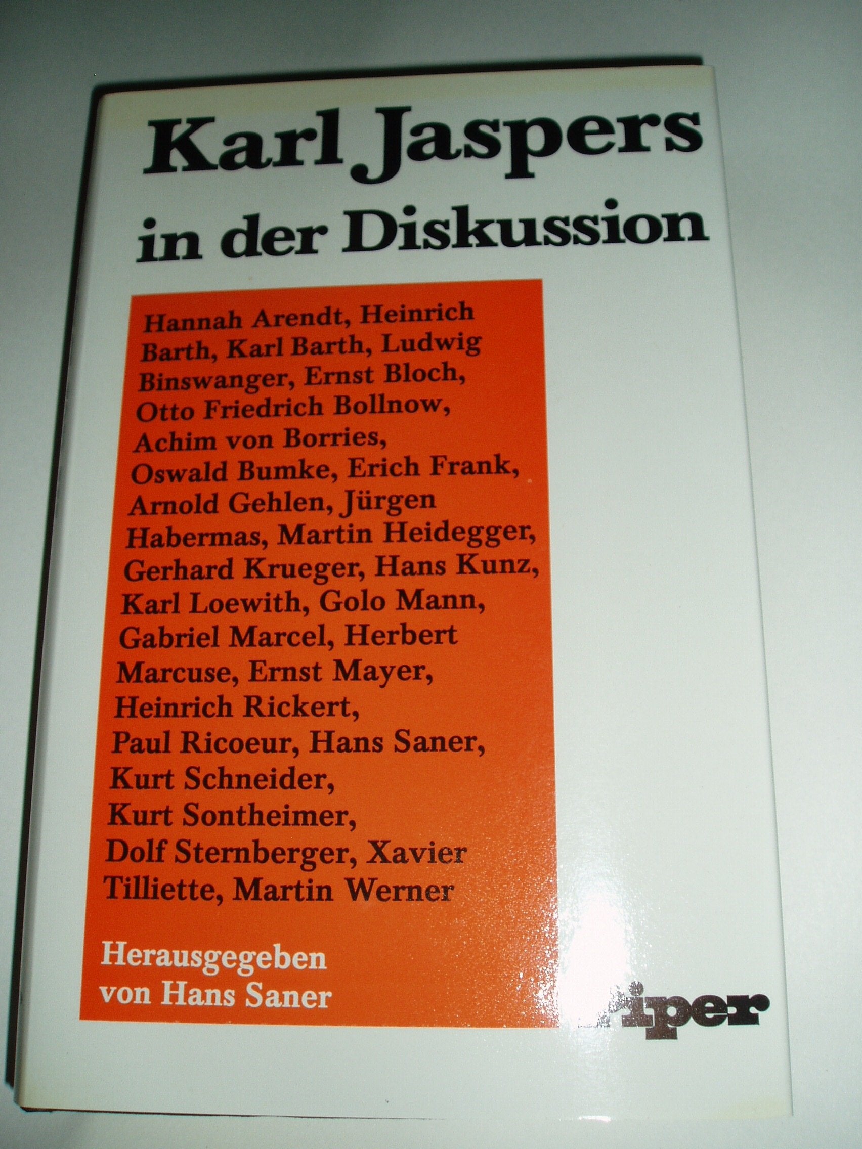 Karl Jaspers in der Diskussion Philosophy