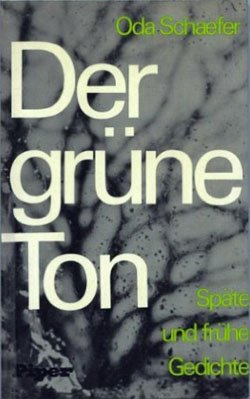 Product Image: Der grüne Ton. Späte und frühe Gedichte