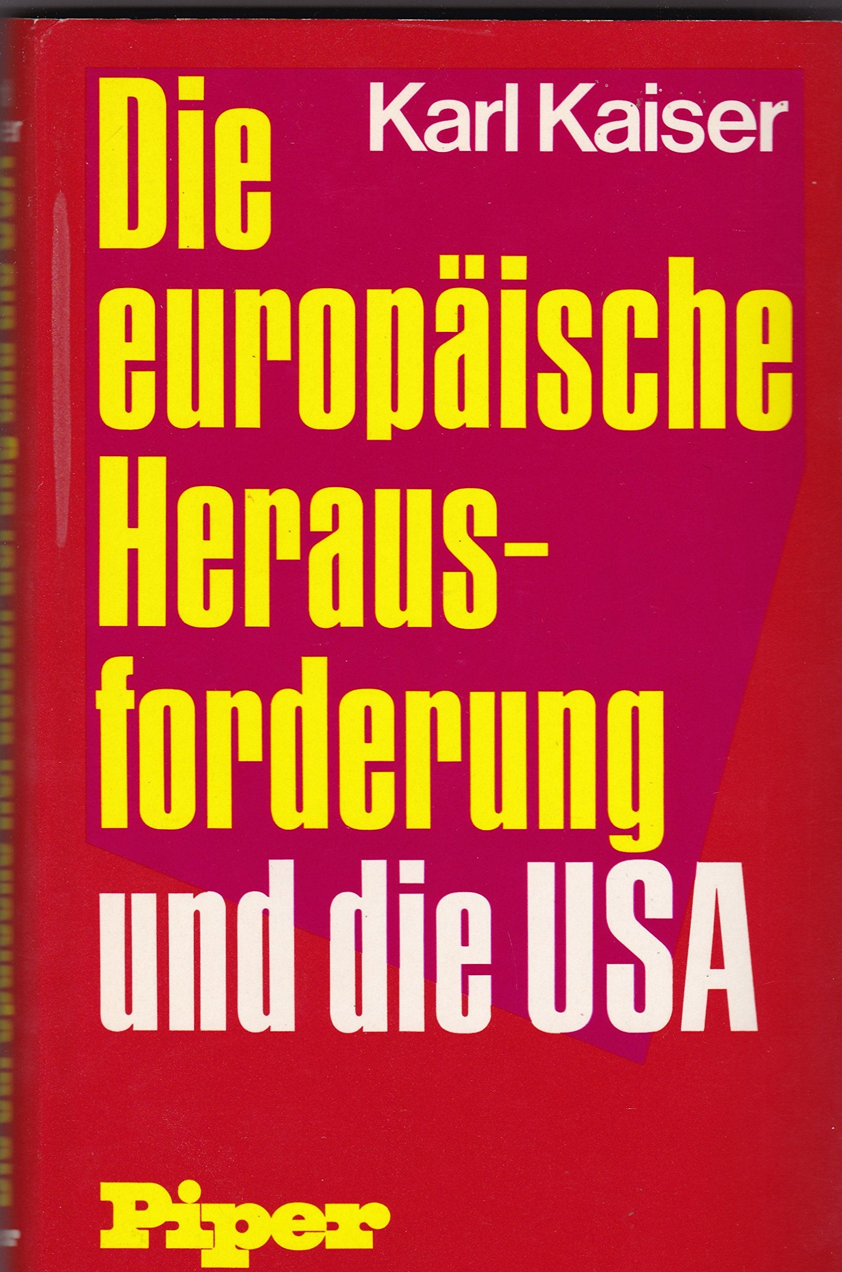 Die europäische Herausforderung und die USA Books
