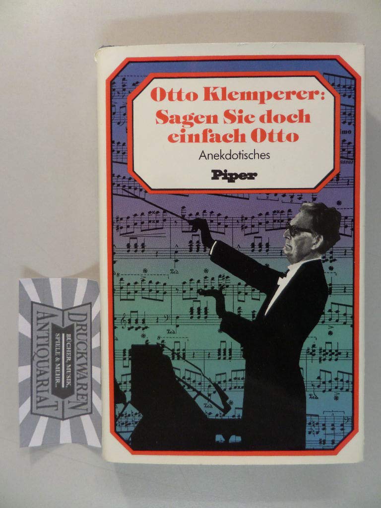 Sagen Sie doch einfach Otto. Anekdotisches Books