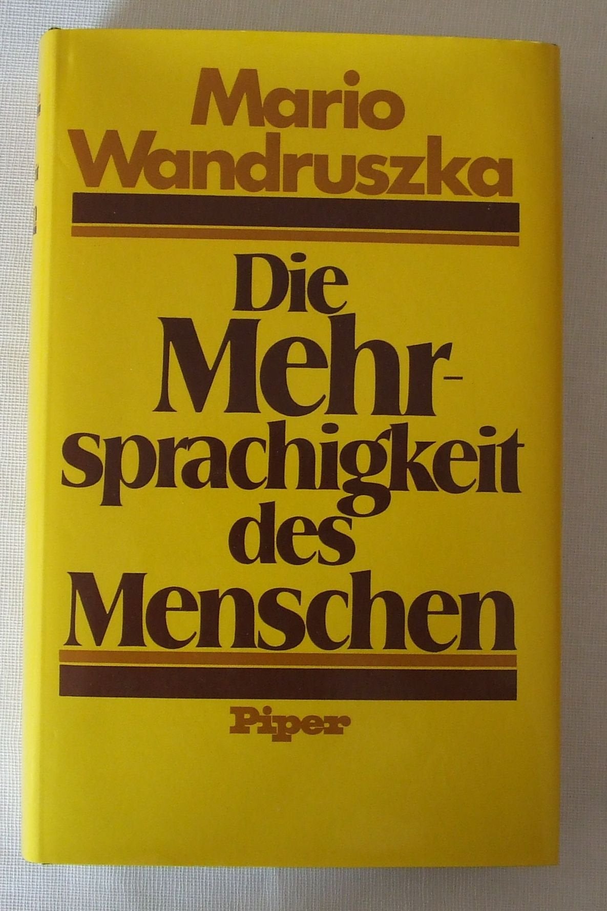 Die Mehrsprachigkeit des Menschen Professional & Reference Books