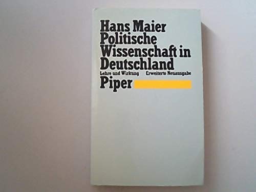 Politische Wissenschaft in Deutschland: Lehre und Wirkung Politics & History