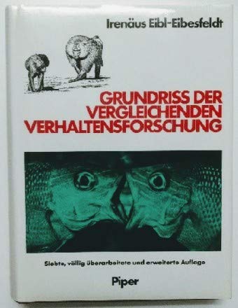 Grundriss der vergleichenden Verhaltensforschung - Ethologie Natural Sciences