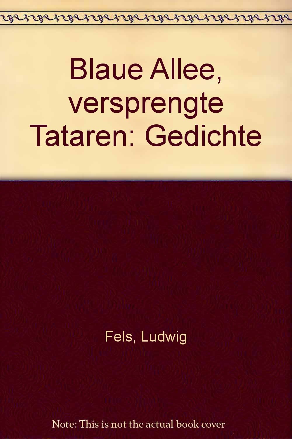 Blaue Allee, versprengte Tataren: Gedichte Poetry