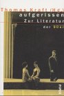 Aufgerissen: Zur Literatur der 90er: Zur Literatur der 90er Jahre Professional & Reference Books