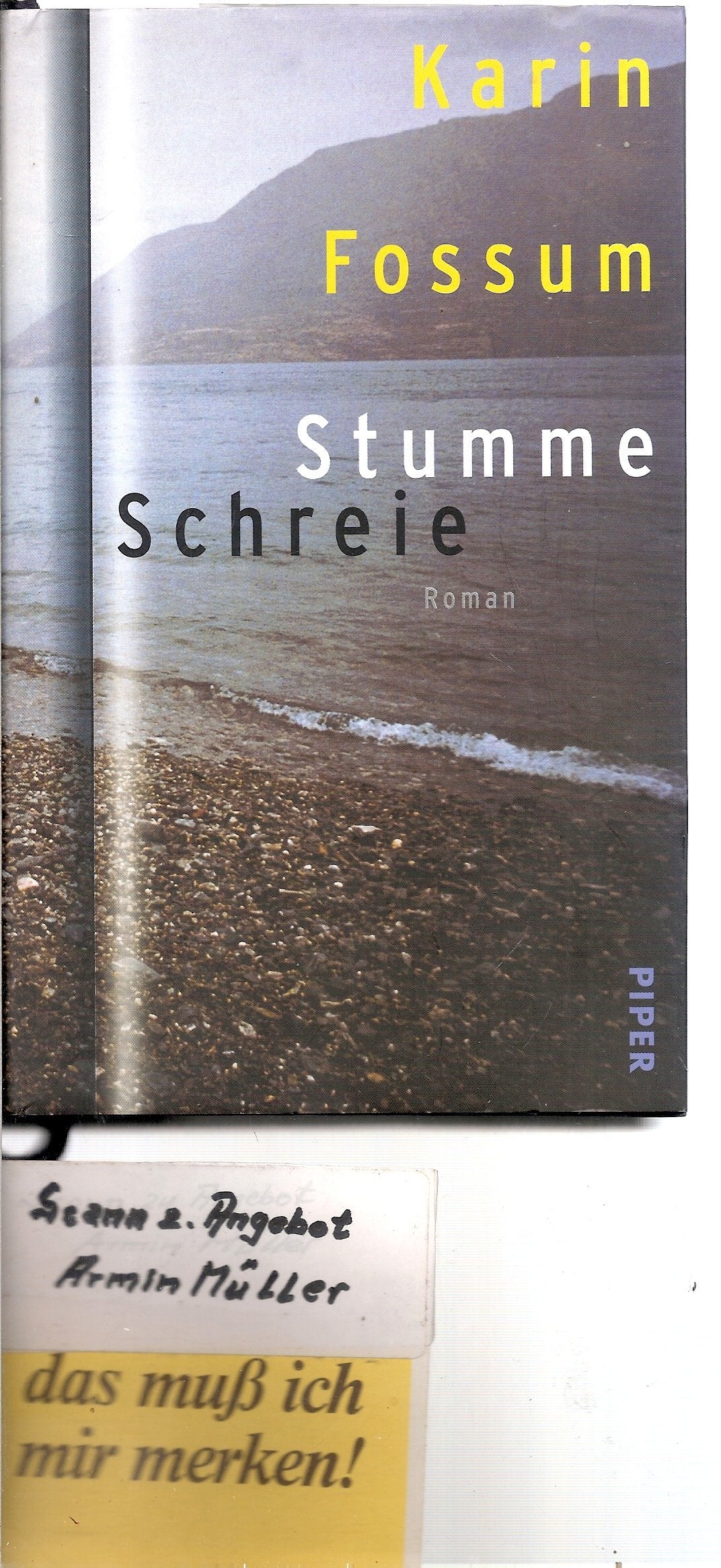 Stumme Schreie: Roman Contemporary literature