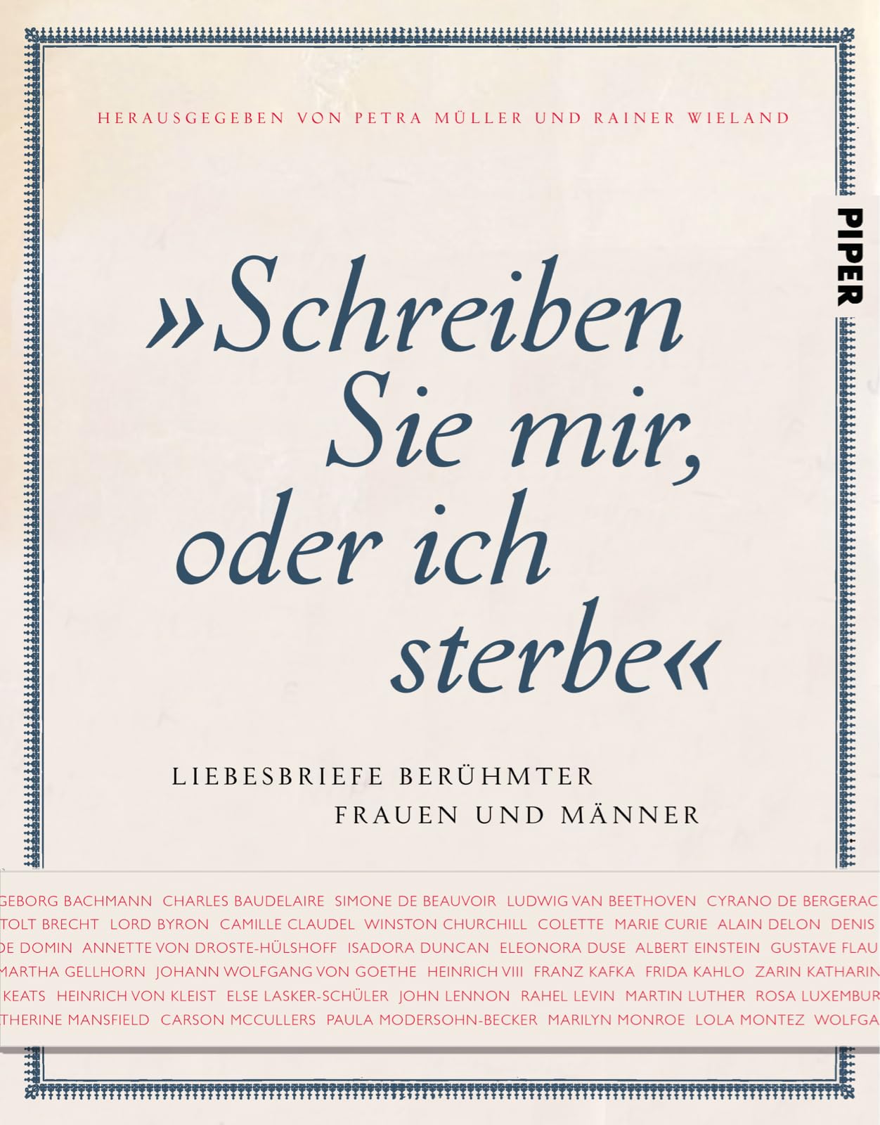 Product Image: "Schreiben Sie mir, oder ich sterbe"