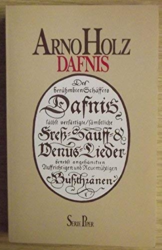 Dafnis: Lyrisches Porträt aus dem 17. Jahrhundert (Piper Taschenbuch) Politics & History
