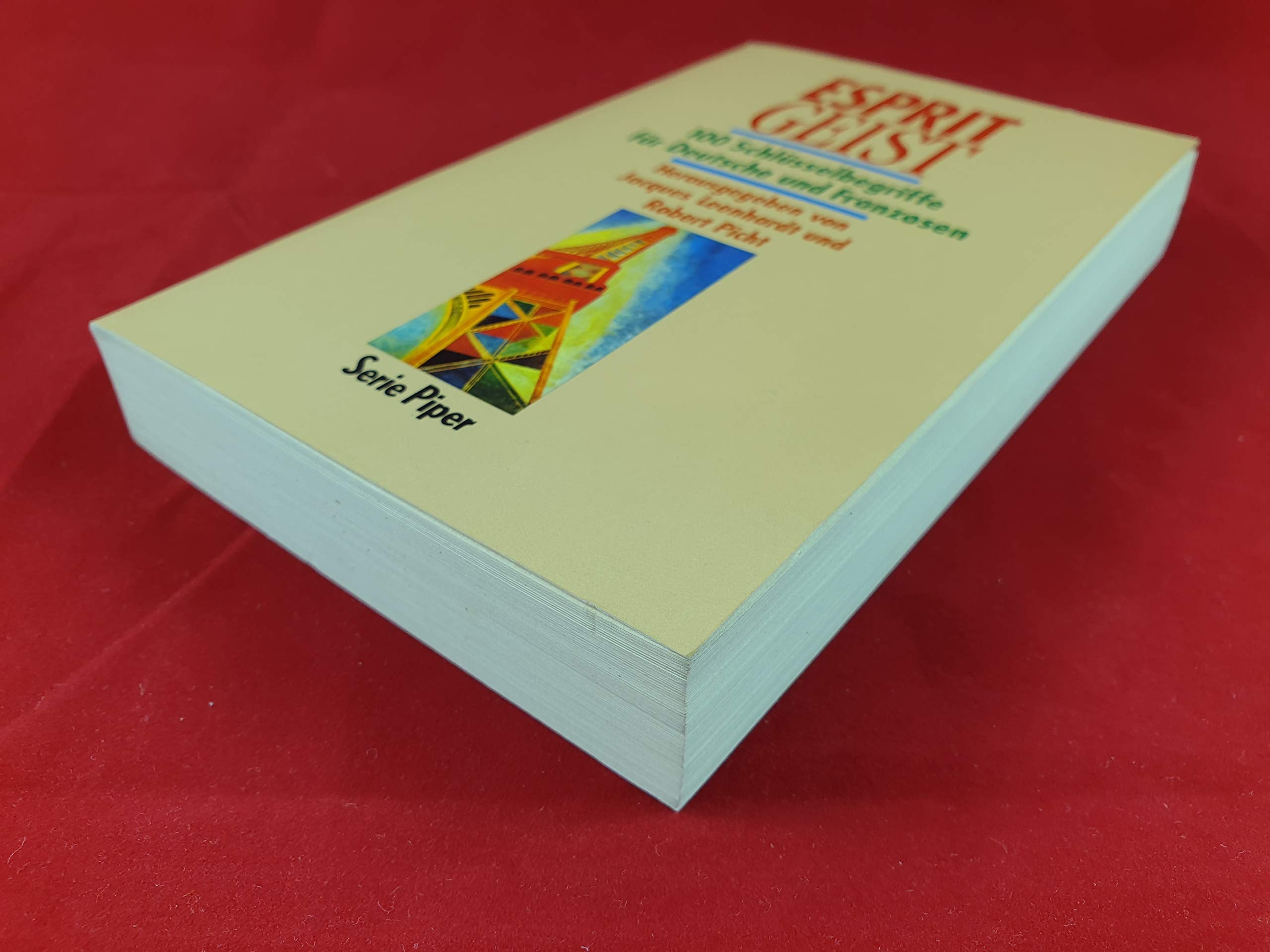 Esprit /Geist: Hundert Schlüsselbegriffe für Deutsche und Franzosen (Piper Taschenbuch) Professional & Reference Books