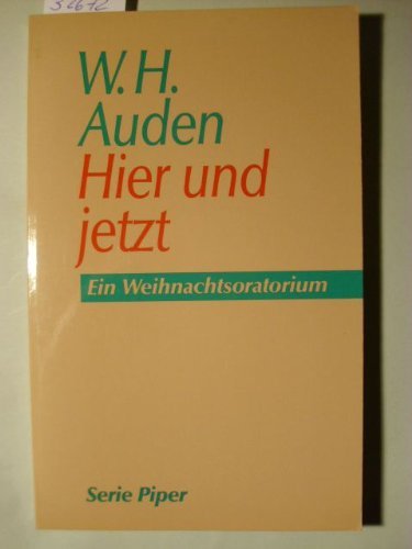 Hier und jetzt: Ein Weihnachtsoratorium (Piper Taschenbuch) Arts & Music
