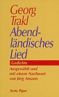 Abendländisches Lied: Gedichte (Piper Taschenbuch) Fiction