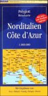 Product Image: Polyglott Reisekarten, Norditalien, Cote d' Azur
