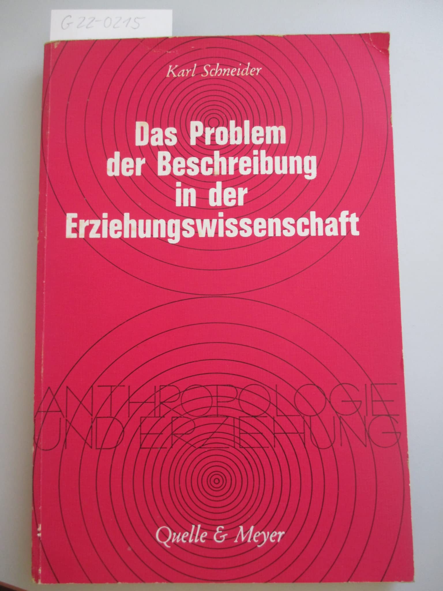 Das Problem der Beschreibung in der Erziehungswissenschaft Books