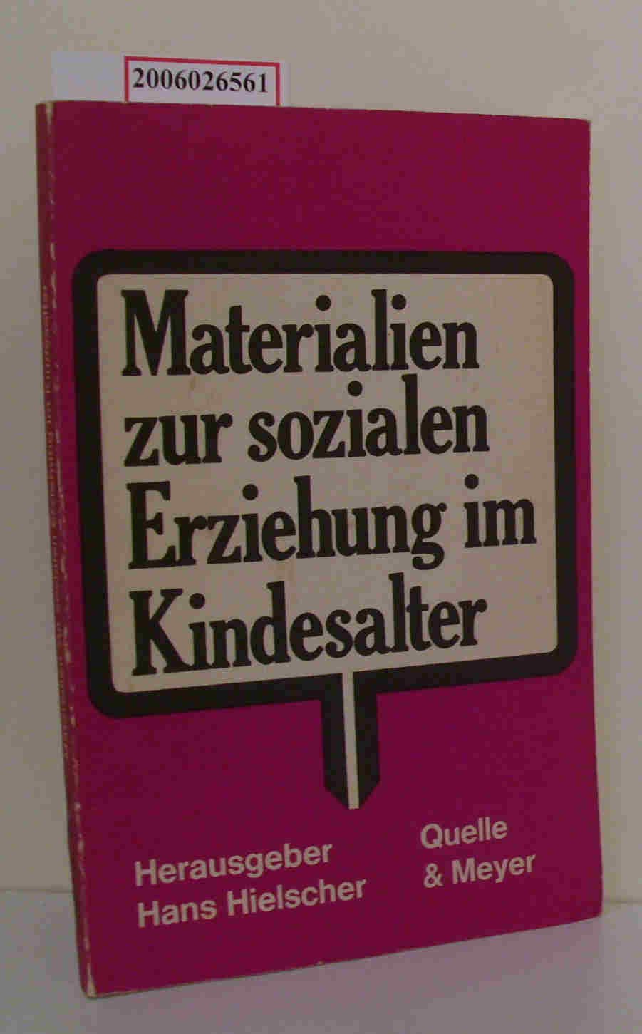 Materialien zur sozialen Erziehung im Kindesalter Parents & Children
