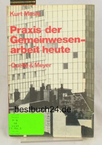 Product Image: Praxis der Gemeinwesenarbeit heute