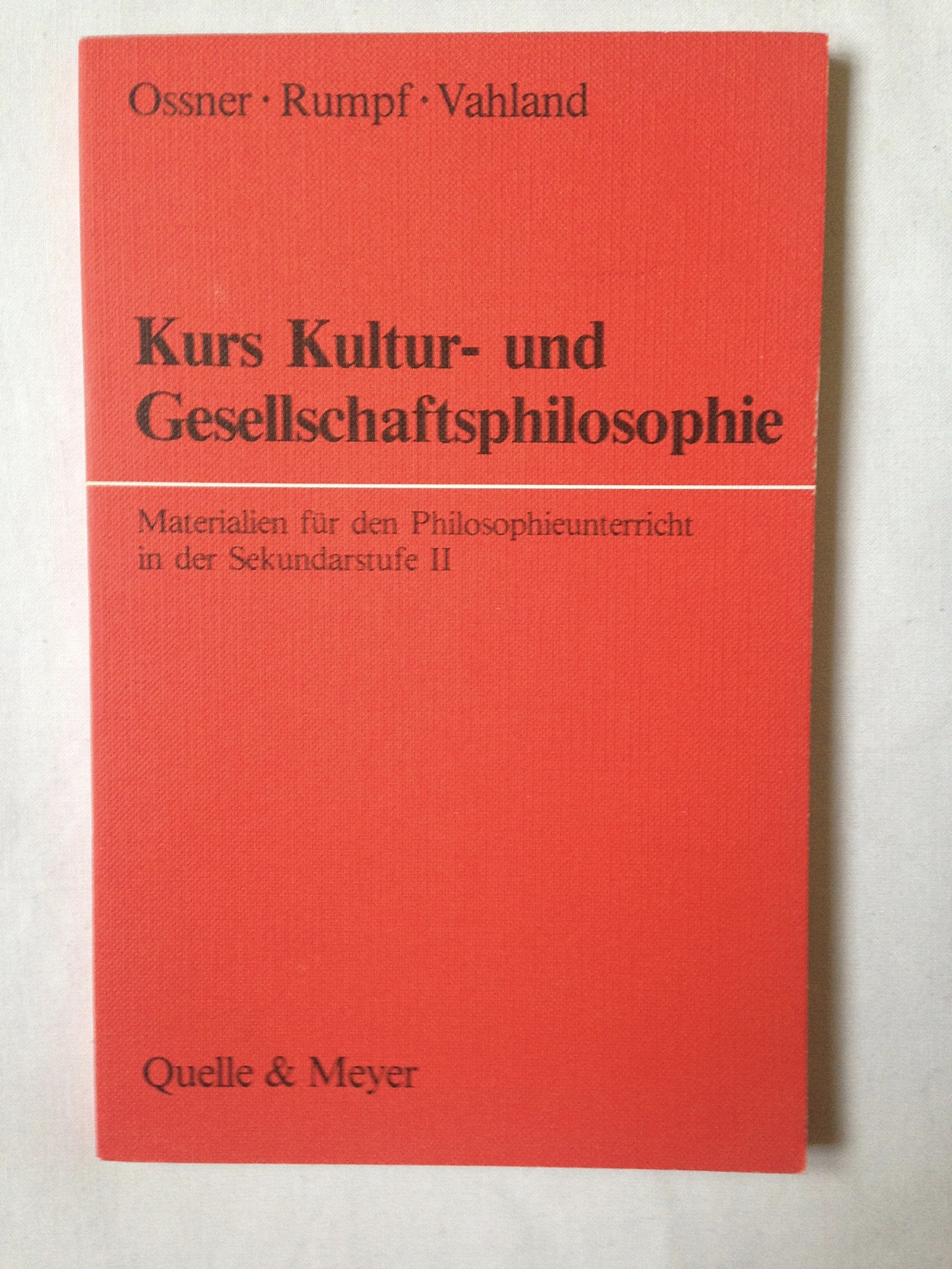 Kurs Kultur- und Gesellschaftsphilosophie. Schülerband Politics & History