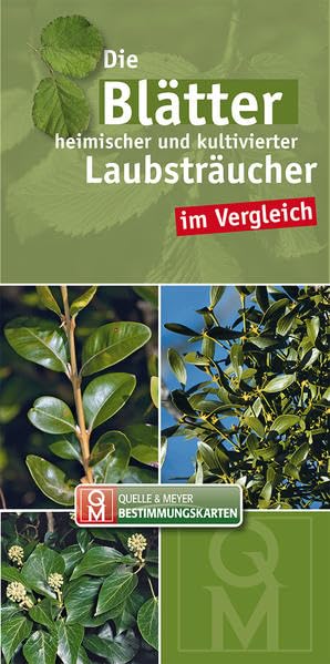 Die Blätter heimischer und kultivierter Laubsträucher im Vergleich (Quelle & Meyer Bestimmungskarten) Leisure, Home & Garden