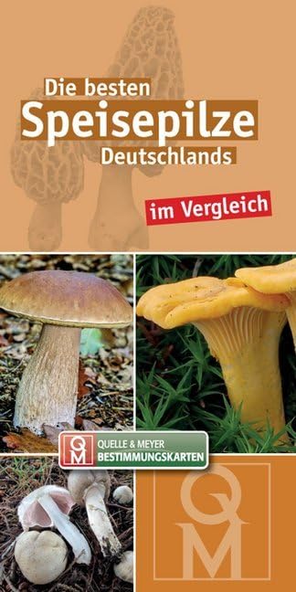 Die besten Speisepilze Deutschlands im Vergleich (Quelle & Meyer Bestimmungskarten) Leisure, Home & Garden