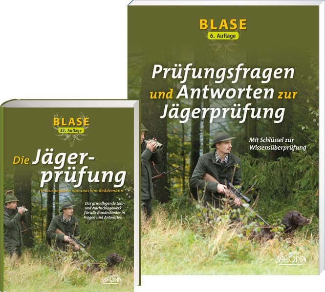 BLASE - Die Jägerprüfung 32. Auflage. + BLASE - Prüfungsfragen und Antworten zur Jägerprüfung 7. Auflage: im Set book