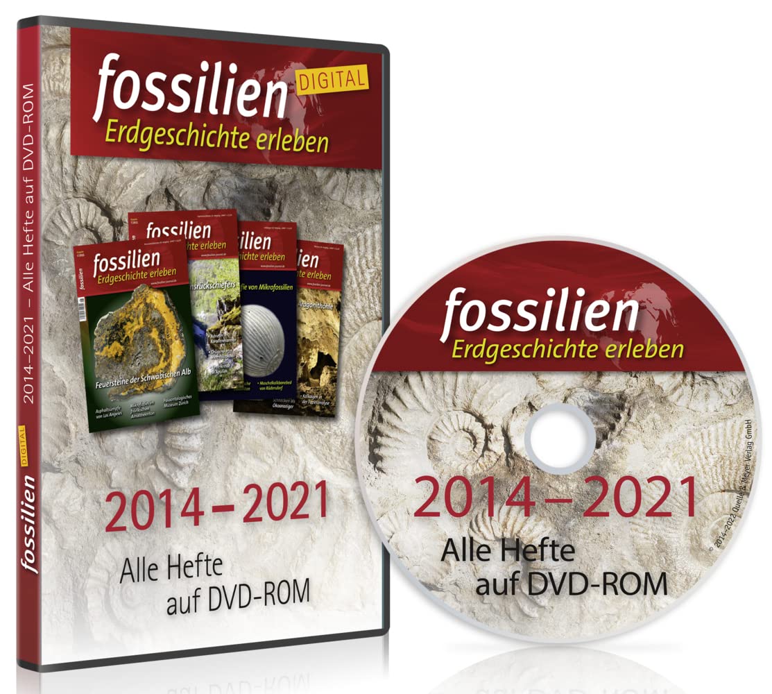 Fossilien digital 2014 – 2021: Alle Hefte auf DVD-ROM Leisure, Home & Garden