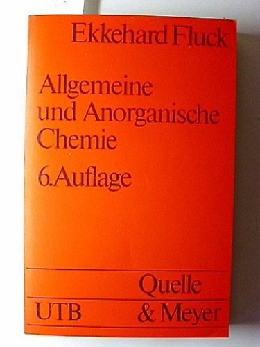 Allgemeine und Anorganische Chemie (UTB S (Small-Format): Uni-Taschenbücher) Business & Technology