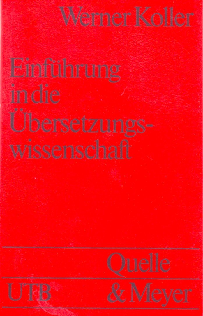 Einführung in die Übersetzungswissenschaft Social Sciences