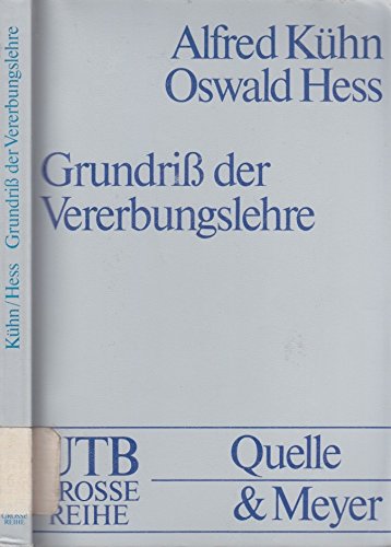 Grundriss der Vererbungslehre Books